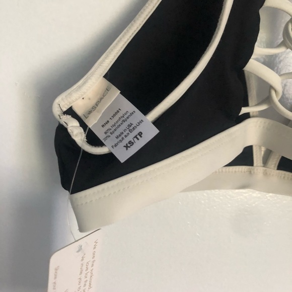 L*Space skylar top in black and white - Picture 8 of 8